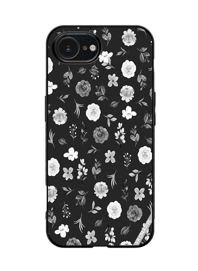 Protective Case Cover For Apple iPhone 16e Flower Design Multicolour