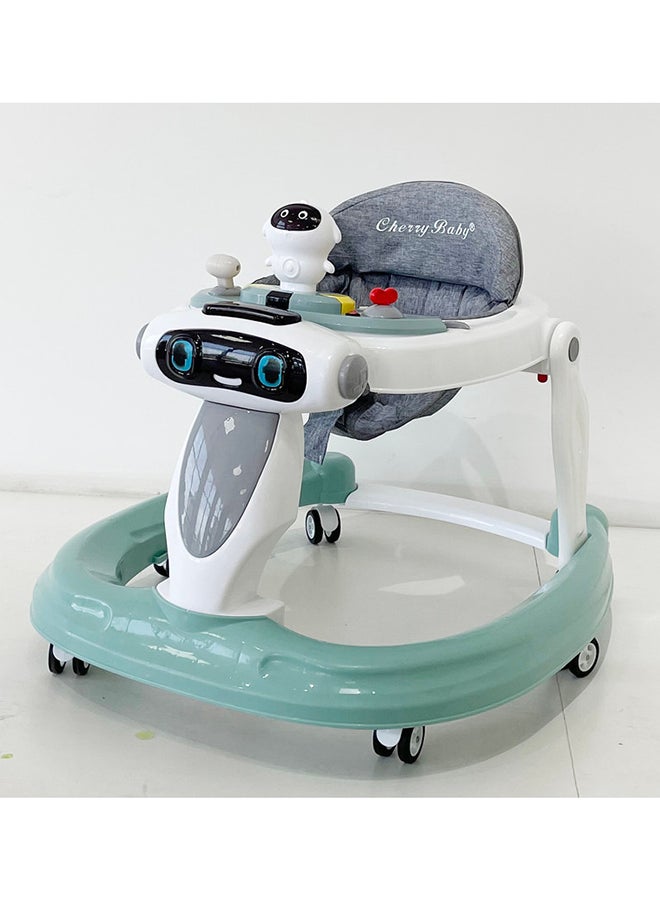 kiddoz Multifunctional Baby Walker - Mint Green 