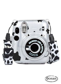 Ocean Hard Case For Fujifilm Instax Mini 11 Instant Camera With Adjustable Strap Clear/Black  - Image 1