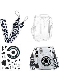 Ocean Hard Case For Fujifilm Instax Mini 11 Instant Camera With Adjustable Strap Clear/Black  - Image 2