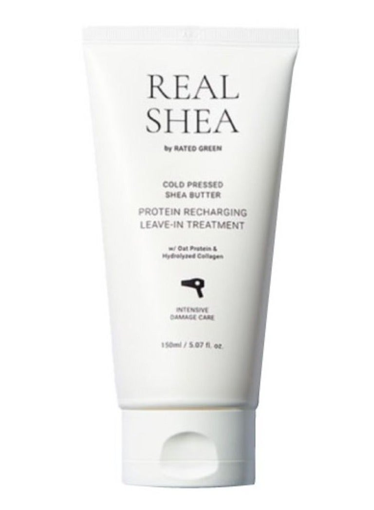 Rated Green Real Shea Protein Recharging Leave in Treatment - for Damaged Hair 150ml - Image 1