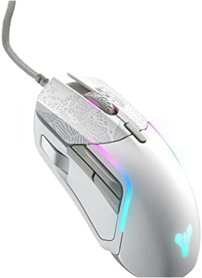 steelseries - Rival 5 Destiny 2 Edition Wired Gaming Mouse Fps Moba Mmo Battle Royale 18 000 Cpi Truemove Air Optical Sensor 9 Programmable Buttons 85G Competitive Weight - Image 1