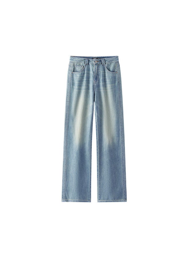 Semir Women's Cool-feeling Wide-leg Jeans, Summer , Leg-lengthening Pants, 109325124006 - Image 2