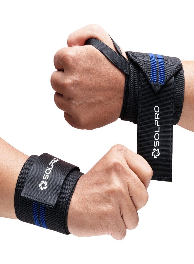 Solpro Savage Weight Lifting Wrist Support | Advanced Wrist Support for Powerlifting & Strength Training (Black/Orange) - Image 1