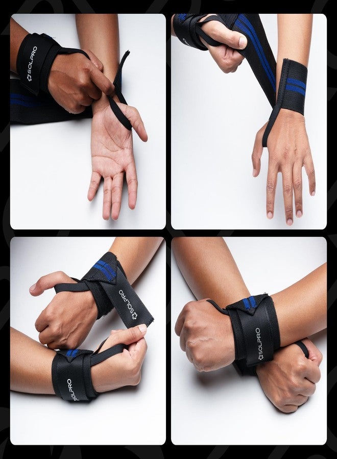 Solpro Savage Weight Lifting Wrist Support | Advanced Wrist Support for Powerlifting & Strength Training (Black/Orange) - Image 5