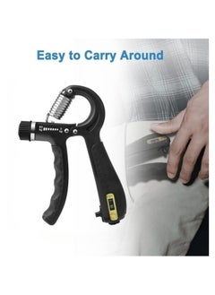 Huitich Grip Hand Strengthener Advanced Resistance Trainer Black 5Kg to 60Kg Strength  - Image 2
