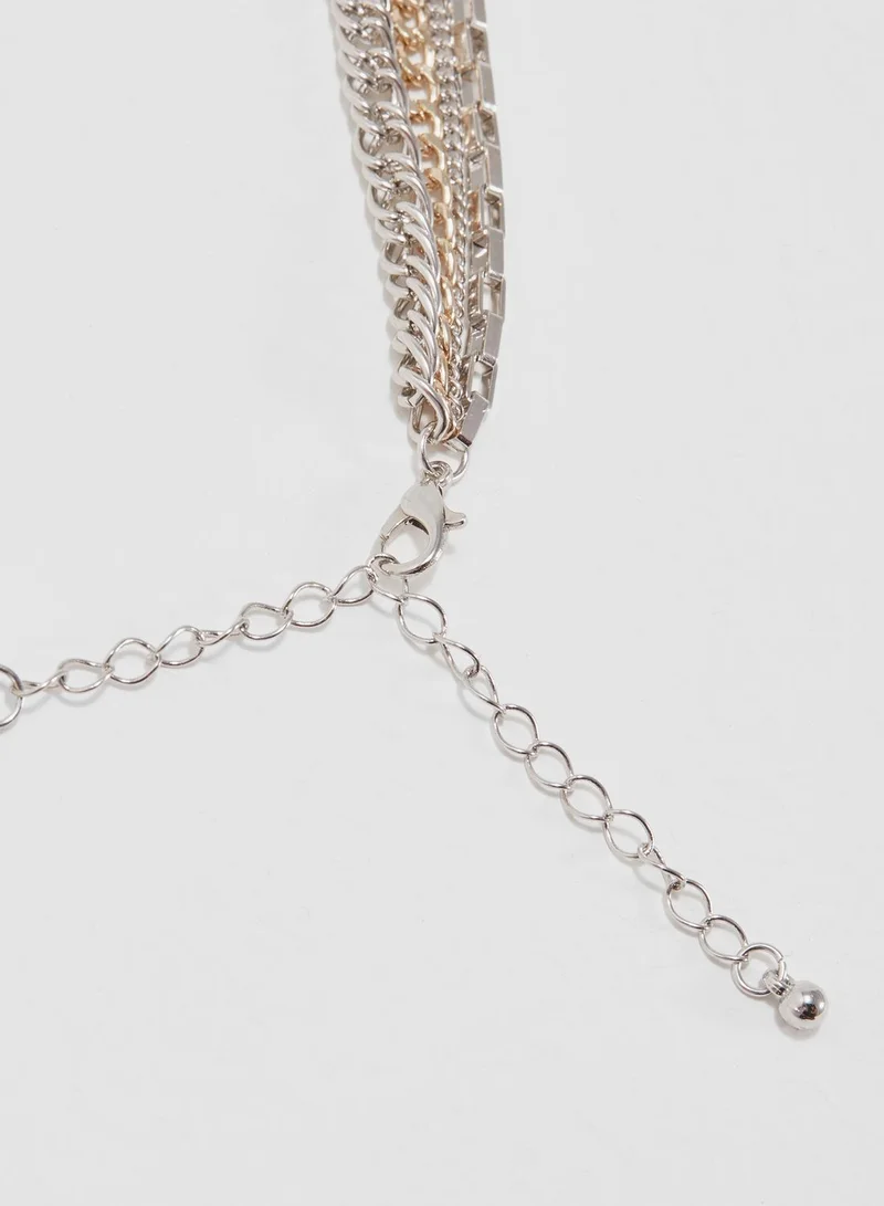 NEW LOOK Layered Chain Choker
