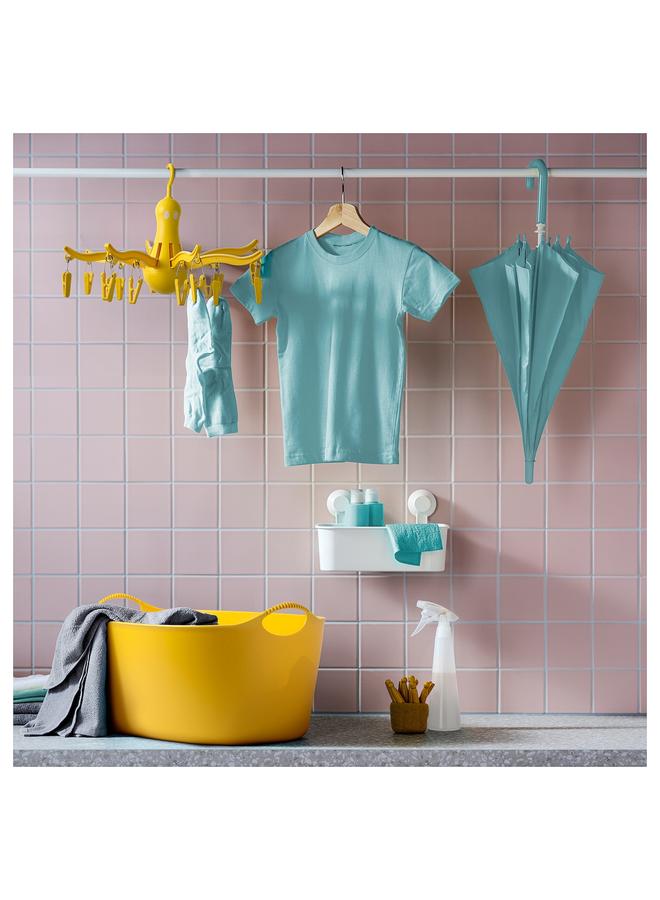 erorex Hanging dryer 16 clothes pegs, yellow - Image 4