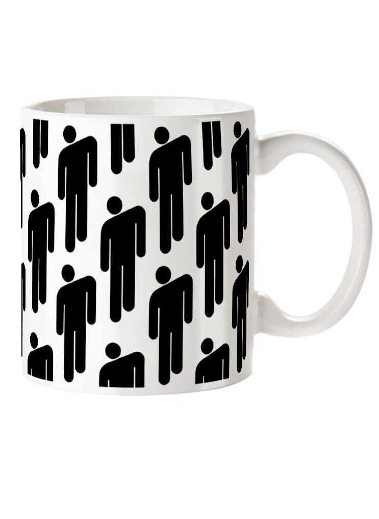 MEC - Billie Eilish Stickman Wrap Around Design Printed Coffee Mug 11Oz - Image 1