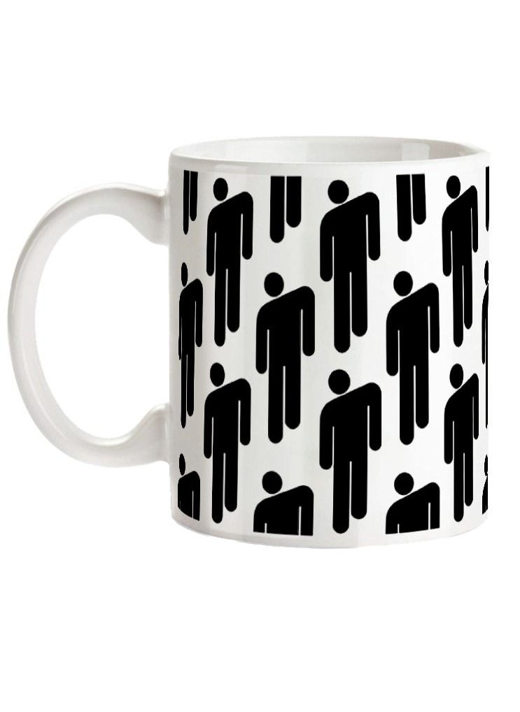 MEC - Billie Eilish Stickman Wrap Around Design Printed Coffee Mug 11Oz - Image 1