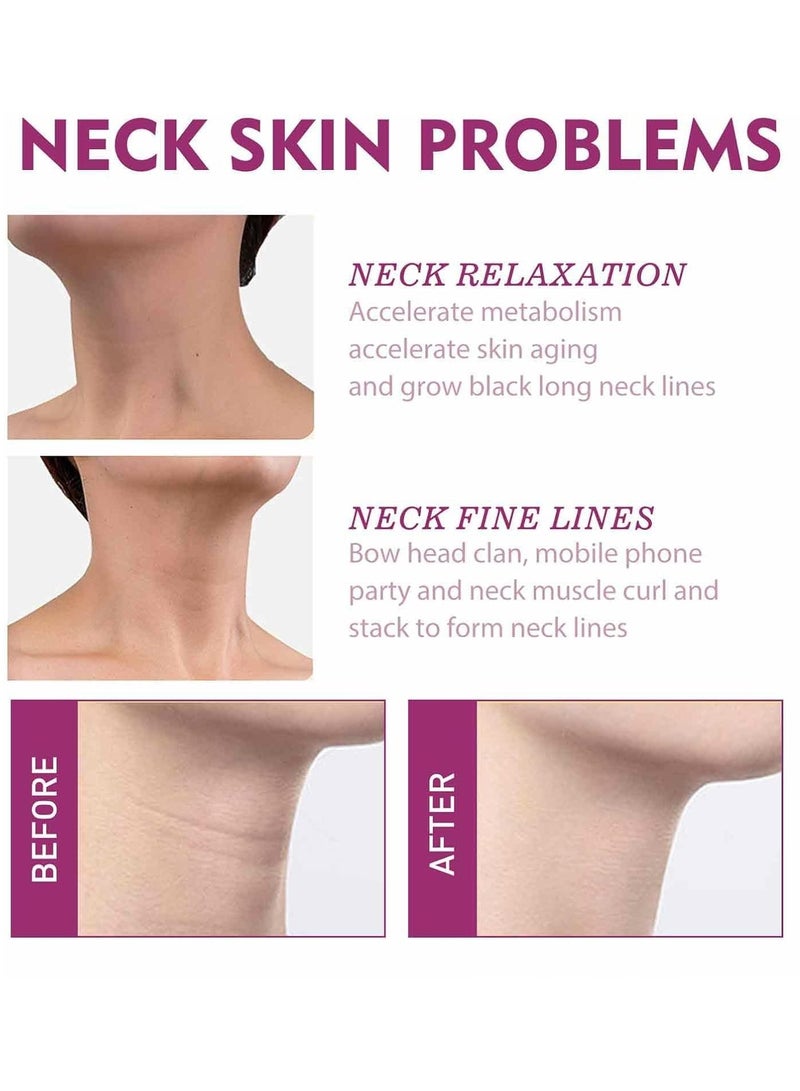 Jaysuing Hydrolyzed Collagen Neck Cream, Smoothing and Diminishing Neck Lines Shaping Swan,Tighten and Lift Neck Cream,Women Face&Neck Tighten and Lift Cream - Image 4