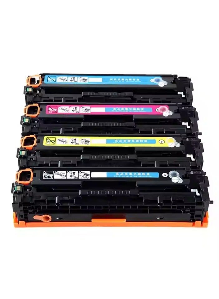 045 Compatible Canon toner Cartridges Replacement (SET) For / CRG-045H For Canon Color imageCLASS MF634Cdw MF632Cdw LBP612Cdw LBP612C LBP612 MF632 MF632C 634C MF634 Laser printer (4 Pack CMYB)  - Image 1