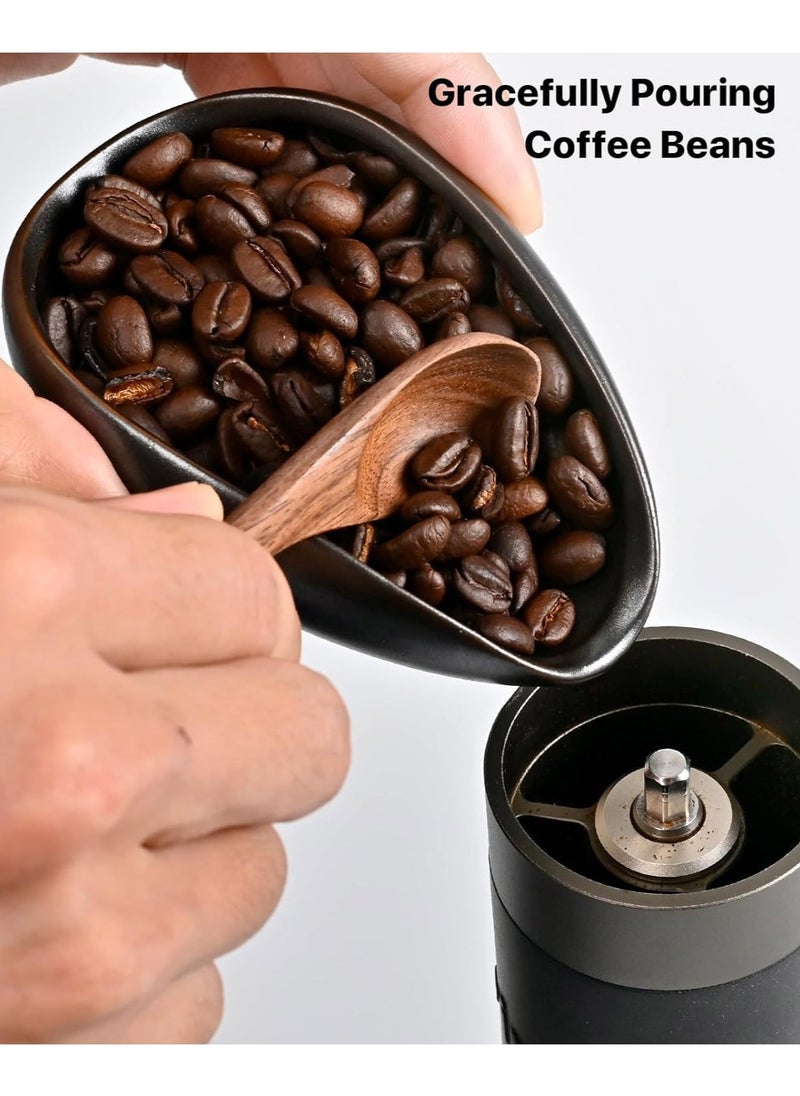 TDAO Coffee Bean Dosing Tray and Coffee Bean Spray 2-Piece Set Black  - Image 4