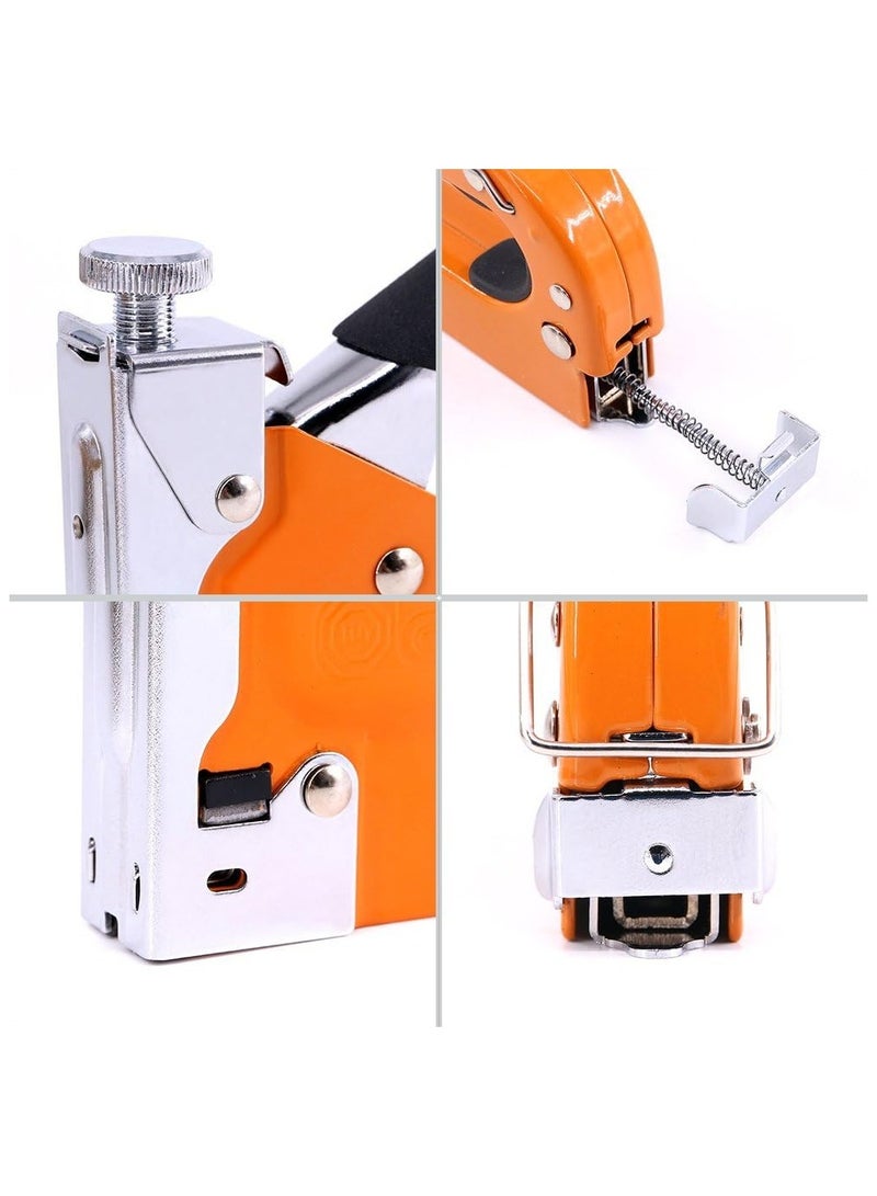 Halamine Staple Gun Kit with Staple Remover and 600Pcs Staples Selection Pack Kit，Hand Operated Carbon Steel Gun Tacker Tool for Upholstery, Fixing Material, Decoration, Carpentry, Furniture - Image 3