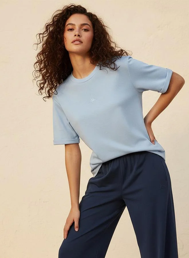 Kappa Blue Kappa 2 Way Stretch Printed T-shirt for Women | Best Price UAE