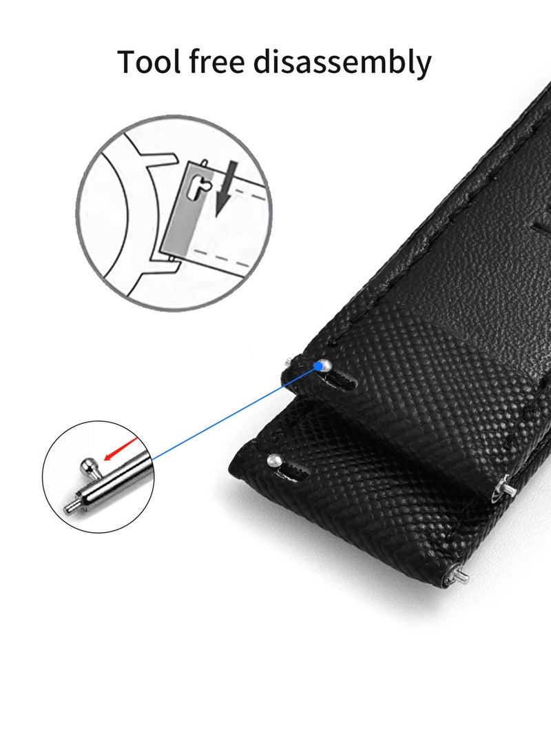 TOMI Men's Business Quartz Watch with Interchangeable Trendy Leather Straps, Elegant Gift Box Packaged for Gifting - Image 4