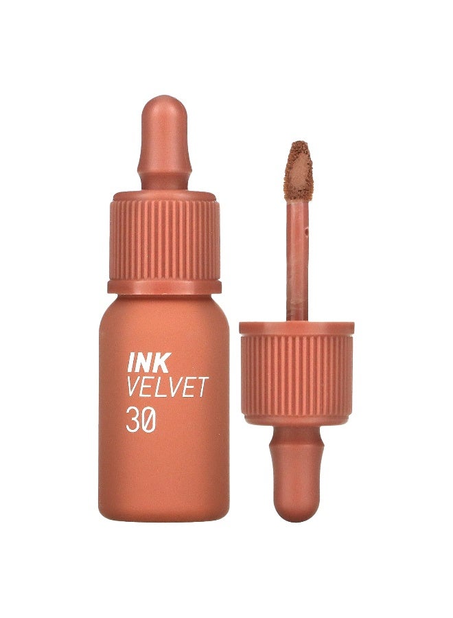Peripera, Ink Velvet Lip Tint, 30 Classic Nude, 0.14 oz (4 g) - Image 1