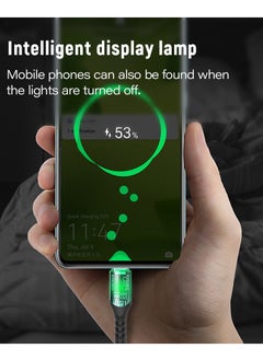 DOIT 3A Nylon Braided Charging Data Cable [Type C to Lightning, 150 cm], Fast Data sync & Charging Speed upto 480mbps, Universal Compatibility
 | See Through Design With Intelligent Display Lamp  - Image 5