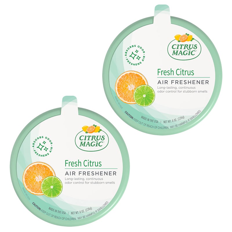 Citrus Magic معطر هواء صلب من سيتروس ماجيك عبوة 2، 8 أونصة، سيتروس - Image 1