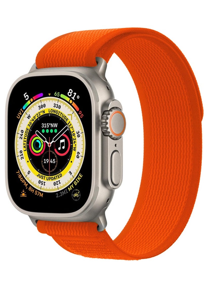 Generic Apple Watch Strap 49 mm 45 mm 44 mm 42 mm Band Trail Loop Stretchy Soft Nylon Band Adjustable Sports Strap for Apple Watch Ultra 2 Series 9/8/7/SE/6/5/4/3/2/1  - Image 2