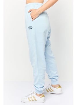 Reebok Women Sportswear Fit Embroidered Logo Outdoor Sweatpants, Light Blue  - Image 4