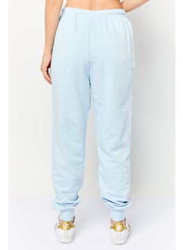 Reebok Women Sportswear Fit Embroidered Logo Outdoor Sweatpants, Light Blue  - Image 3