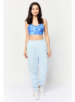 Reebok Women Sportswear Fit Embroidered Logo Outdoor Sweatpants, Light Blue  - Image 2