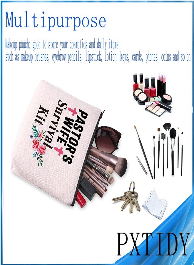 PXTIDY Pastor's Wife Survival Kit Religious Pastors Wife Gift Cosmetic Bag Minister's Wife Pastor's Wife Appreciation Gift - Image 4