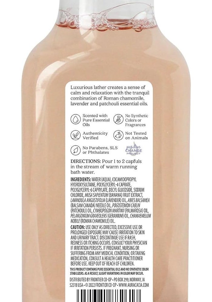 Aura Cacia Aromatherapy Bubble Bath with Chamomile - 13 oz - Image 2