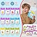 AHJ Italian English Talking Flash Cards for Toddlers Bilingual Flash Cards for Toddlers with 224 Sight Words Montessori Learning Toys Speech Therapy Sensory Preschool Education Gifts for Kids - Image 4