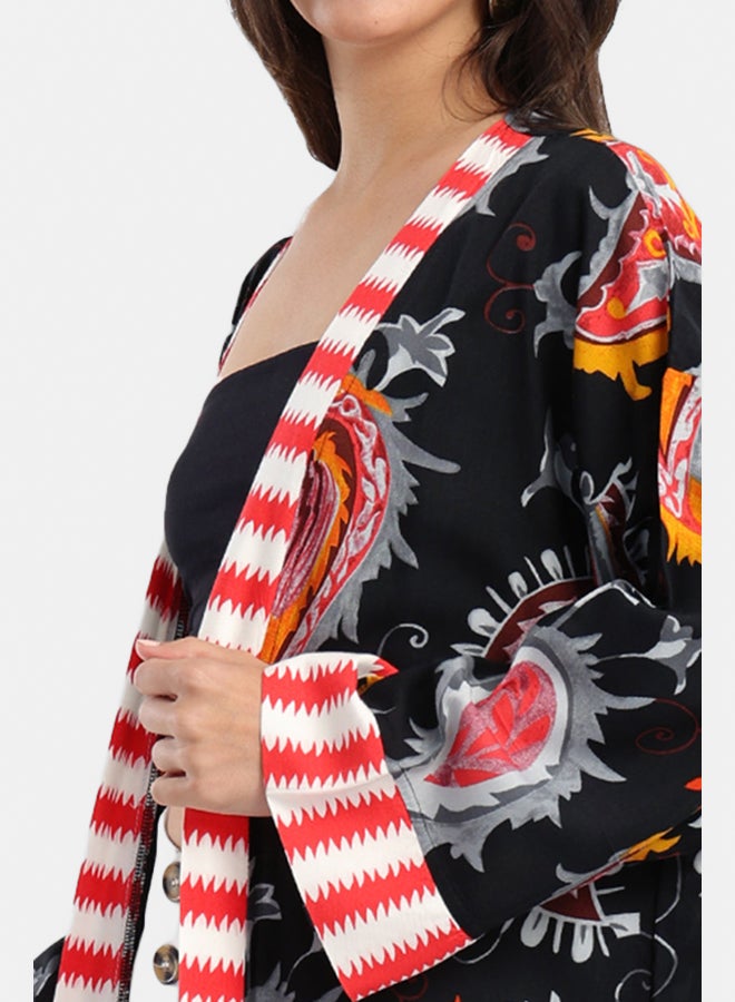 Carina Colored Viscose Kimono  - Image 4