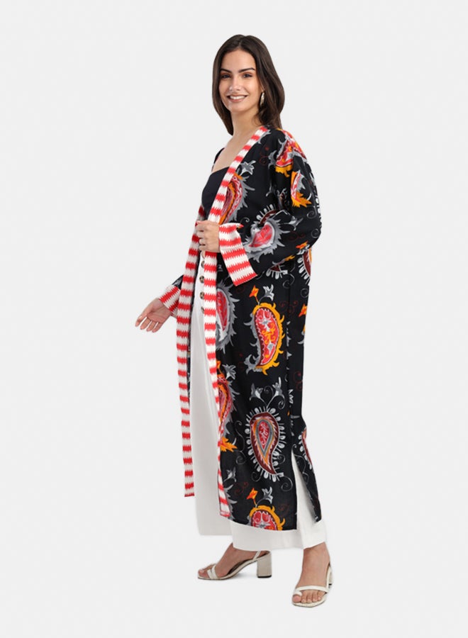 Carina Colored Viscose Kimono  - Image 5