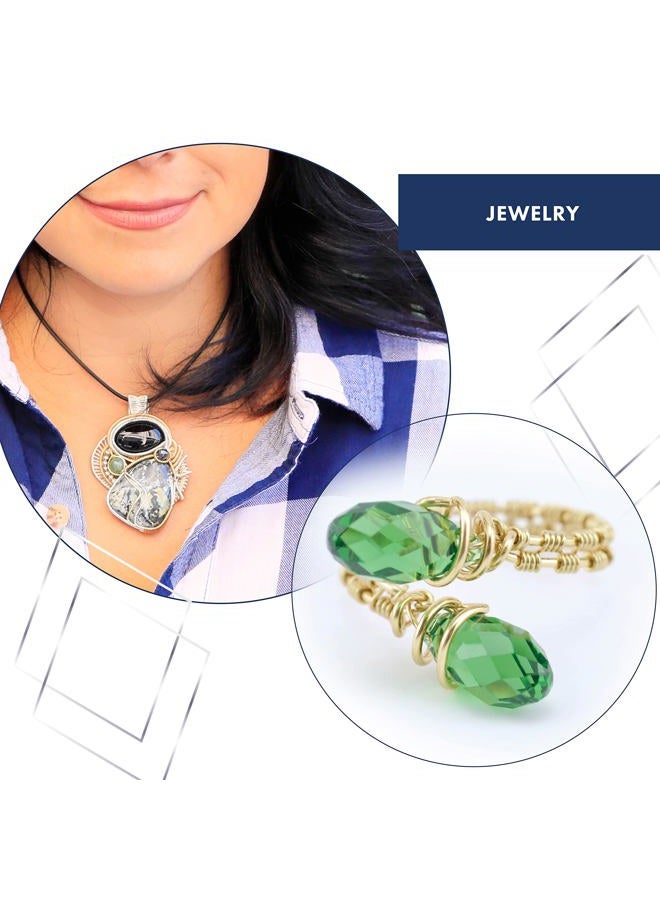 Beadalon German Style Wire for Jewelry Making, Round, Silver Plated, 20 Gauge, 19.7 ft - Image 5