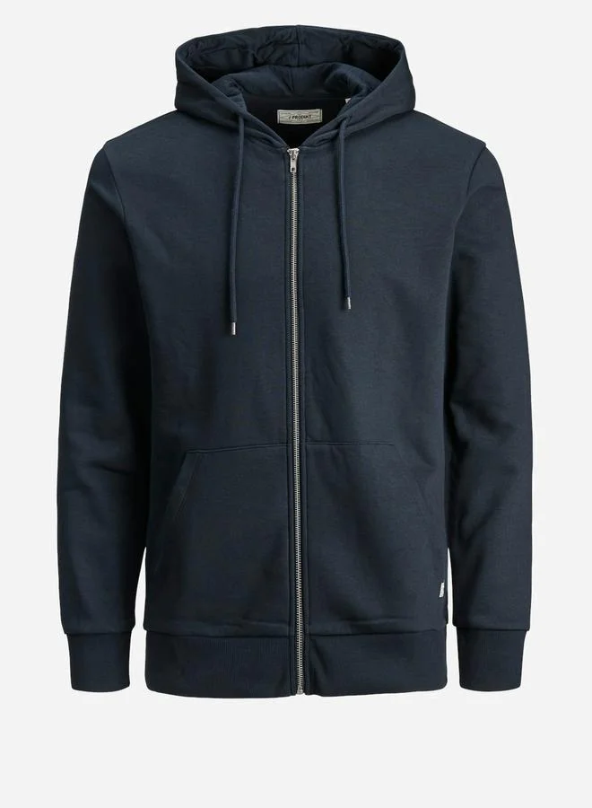 PRODUKT Basic Hooded Sweatshirt with Full Zip