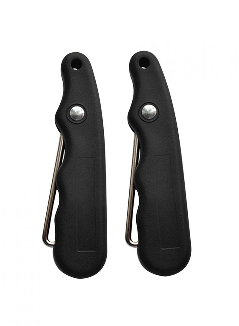 SYOSI 2 Pieces Ice Skate Lace Tightener Tool, Figure Skate Wire Lace Tightener Puller Tool, Sports Folding Lace Tightener for Ice Skates Figure Skates Boots Shoes - Image 1