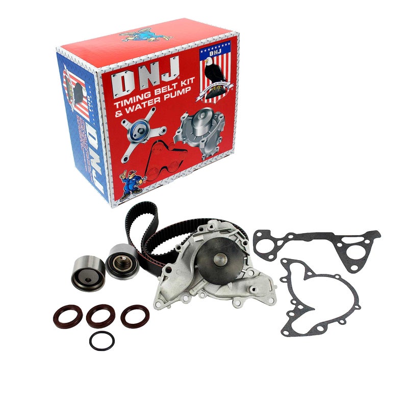 DNJ TBK133WP Timing Belt Kit with Water Pump for 19972012 Mitsubishi Diamante Eclipse Endeavor 35L38L V6 24V SOHC 3497cc
