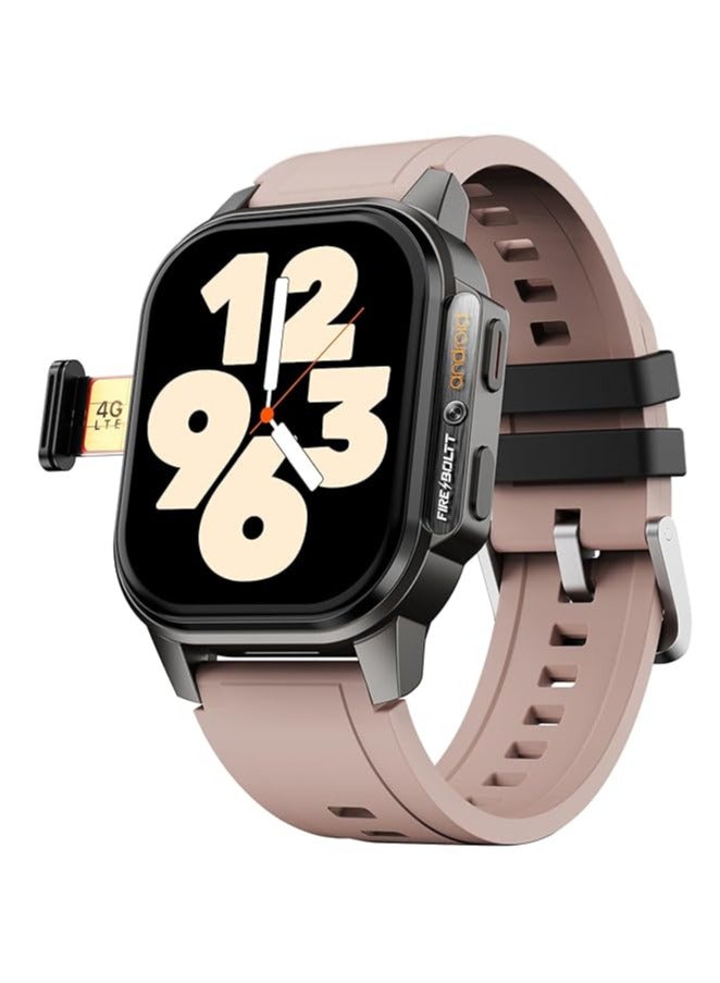 Fire-Boltt Fire-Boltt Snapp Smart Watch, Selfie Camera, 4G Nano-SIM Slot, 54.1mm AMOLED Display, Play Store- Unlimited apps, 1000mAh Battery, 2GB/4GB RAM + 16GB/64GB ROM (Cherry Blush)  - Image 1