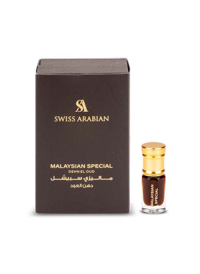 SWISS ARABIAN زيت عطري خاص ماليزي من دهن العود 3 مل  - Image 2