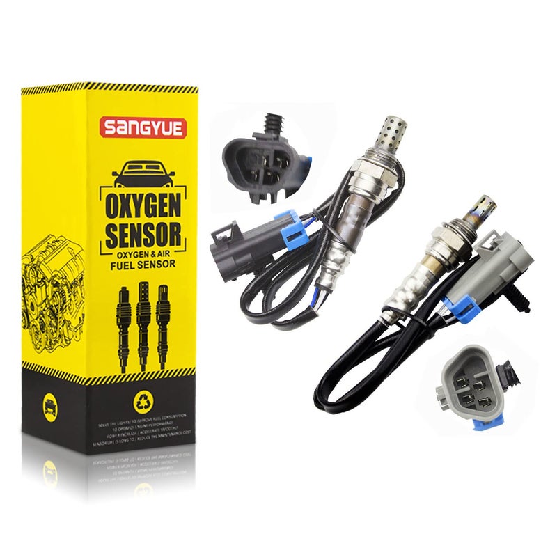 Sangyue 2X Oxygen O2 Sensor for 20132014 Chevrolet Malibu 24L 2014 Chevrolet Impala 24L Upstream Downstream