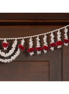 Webelkart Premium Jasmine Beads Handmade Door Toran For Door Home Decoration And Diwali Decoration (Multicolored) 38 Inch  - Image 2