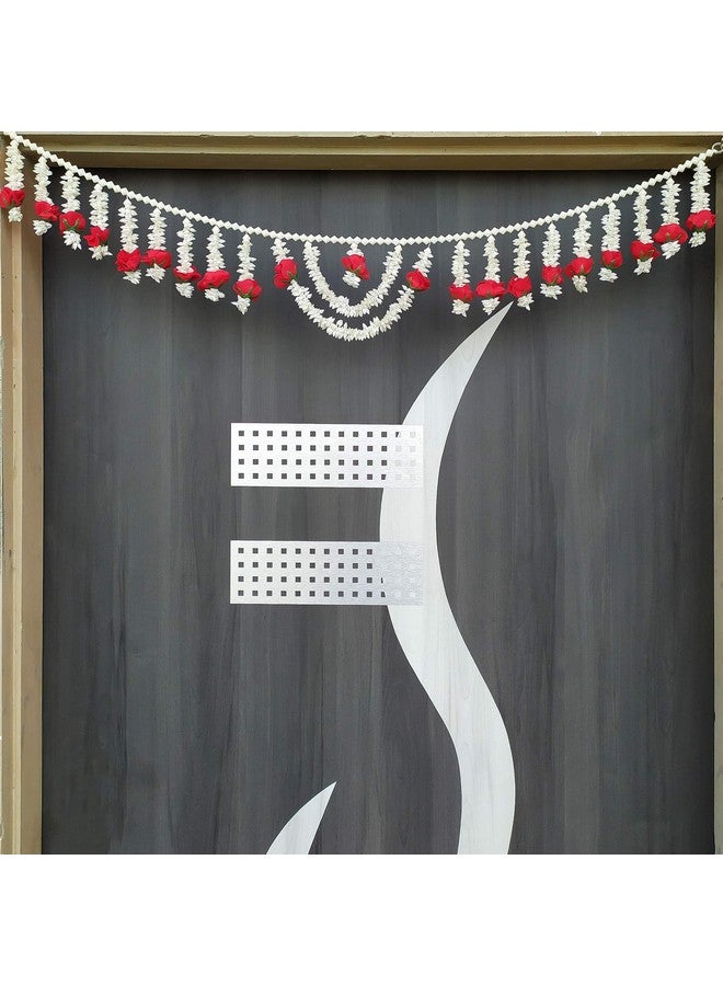 Webelkart Premium Jasmine Beads Handmade Door Toran For Door Home Decoration And Diwali Decoration (Multicolored) 38 Inch  - Image 1