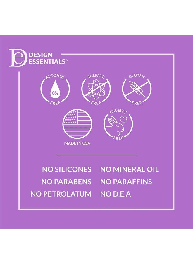 Design Essentials Agave & Lavender Moisturizing Hair Bath, Sulfate-Free Shampoo- Blow-Dry & Silk Press Collection - 12oz - Image 5