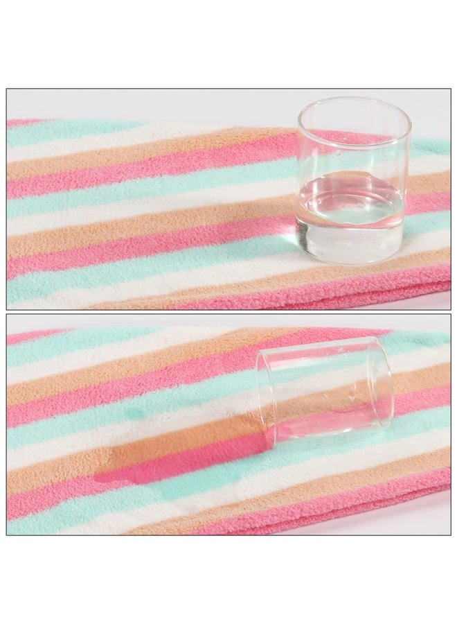 AuroTrends Microfiber Hair Towel 2Pack, Hair Towel Wrap for Women/Kids- Super Absorbent Soft Microfiber Towel for Hair, Hair Drying Towels for Long/Thick/Fine/Curly Hair (Set of 2, Rainbow) - Image 5