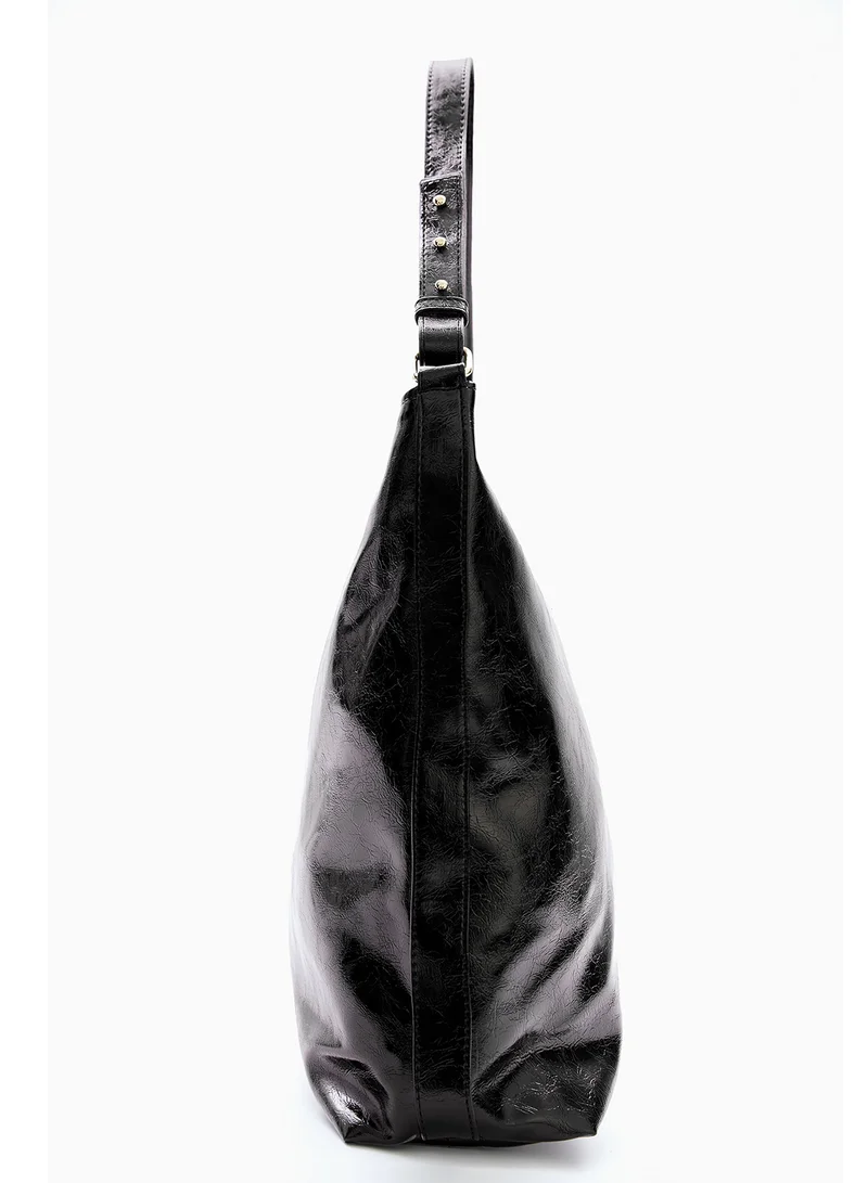 Wecre8 Black Hobo Shoulder Bag