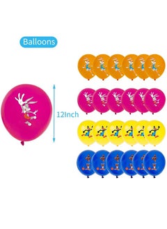 Brain Giggles Brain Giggles Space Jam birthday Themed Decorations with Balloons and  Banners  - Image 3