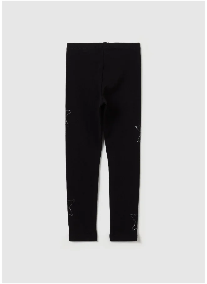 Ovs Leggings with stars and studs
