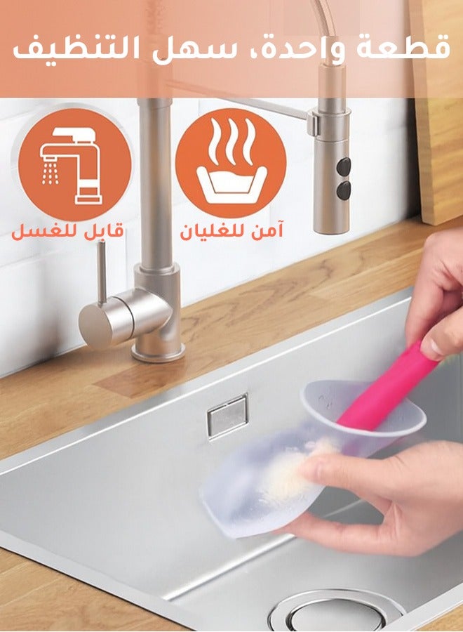 مضخة ثدي يدوية من السيليكون مع غطاء مانع للتسرب + فرشاة تنظيف الحلمات – 100 مل لجمع الحليب للأمهات - Image 4