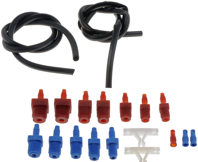 Dorman 13911 Master Cylinder Bleeder Kit - 22 In. Hose, Clip, And Sae And Metric Fittings Universal Fit - Image 4