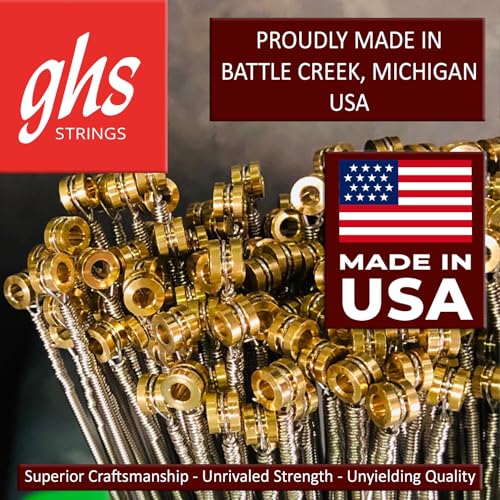 GHS Strings 5L-DYB Electric Bass Boomer String Sets Nickel Plated Guitar Strings, Light, 40-120 - Image 3