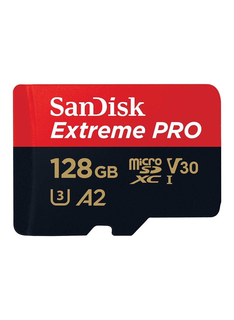 Extreme Pro microSD UHS I Card for 4K Video on Smartphones, Action Cams  Drones 200MB/s Read, 90MB/s Write, Lifetime Warranty 128 GB SDSQXCD-128G-GN6MA - Image 1